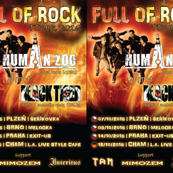 Full of Rock Tour 2016 – Human Zoo + Black Tiger + supports