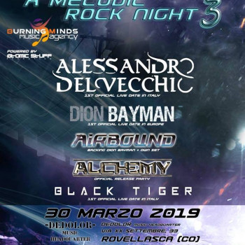 BLACK TIGER WILL PLAY IN ITALY ON „A MELODIC ROCK NIGHT 3“