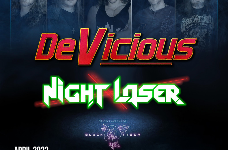 BLACK TIGER on the European tour with DEVICIOUS and NIGHT LASER